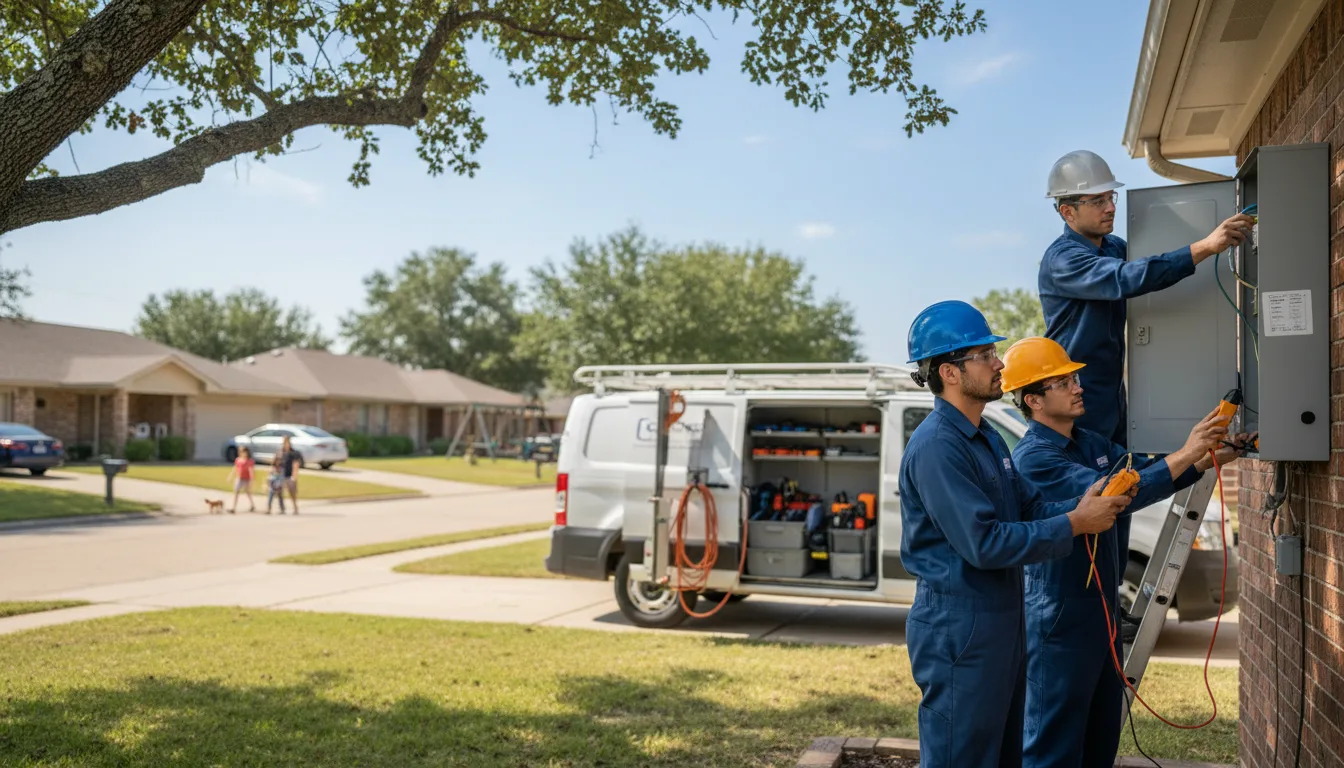 Certified electrician providing emergency electrical services in Little Hocking, OH